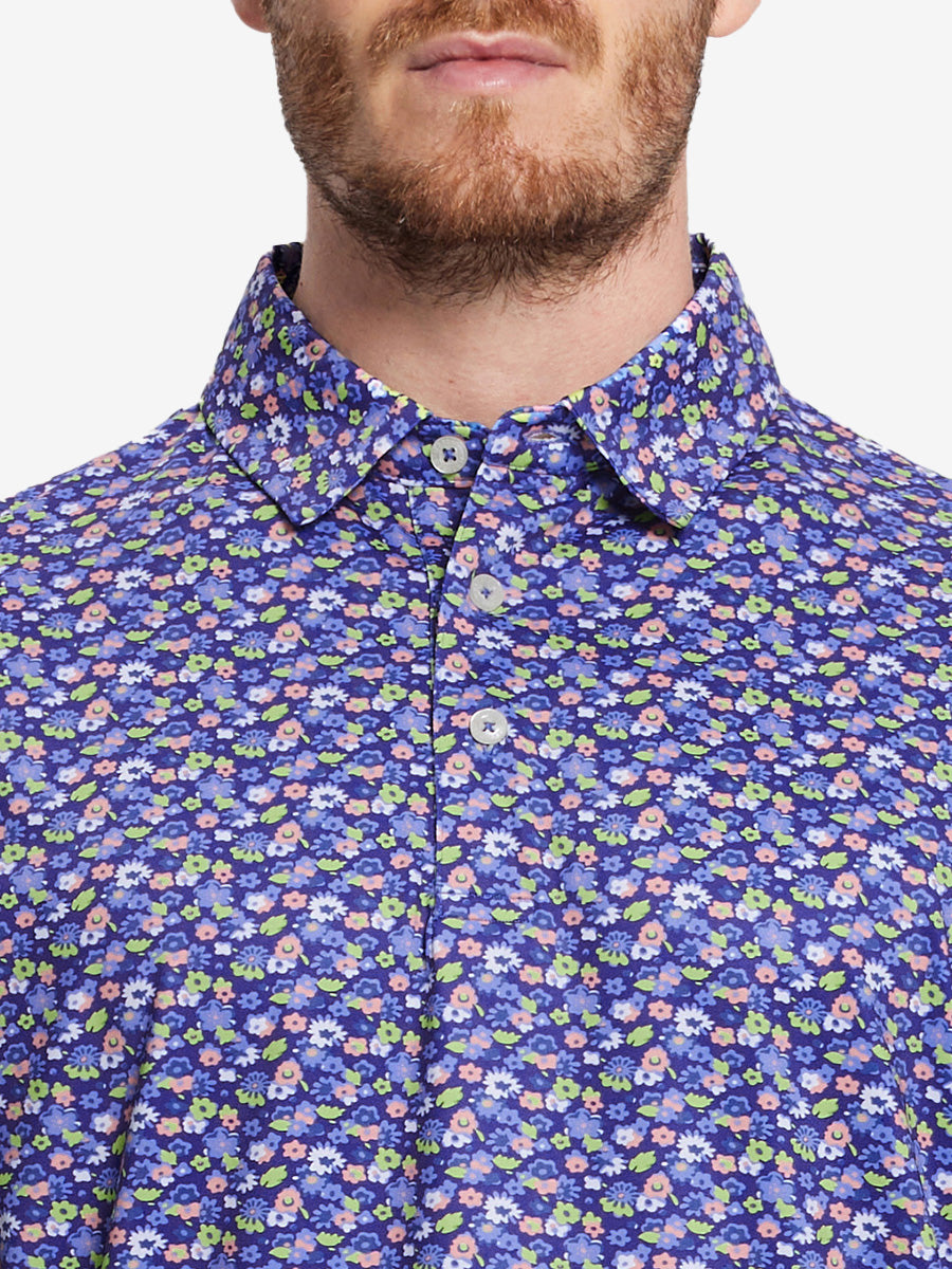 Performance Quick Dry Print Golf Polos（3）