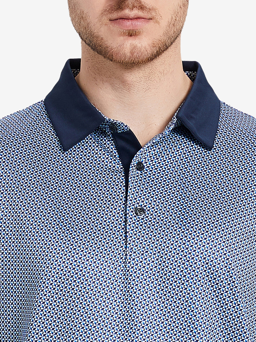 Performance Quick Dry Print Golf Polos（2）