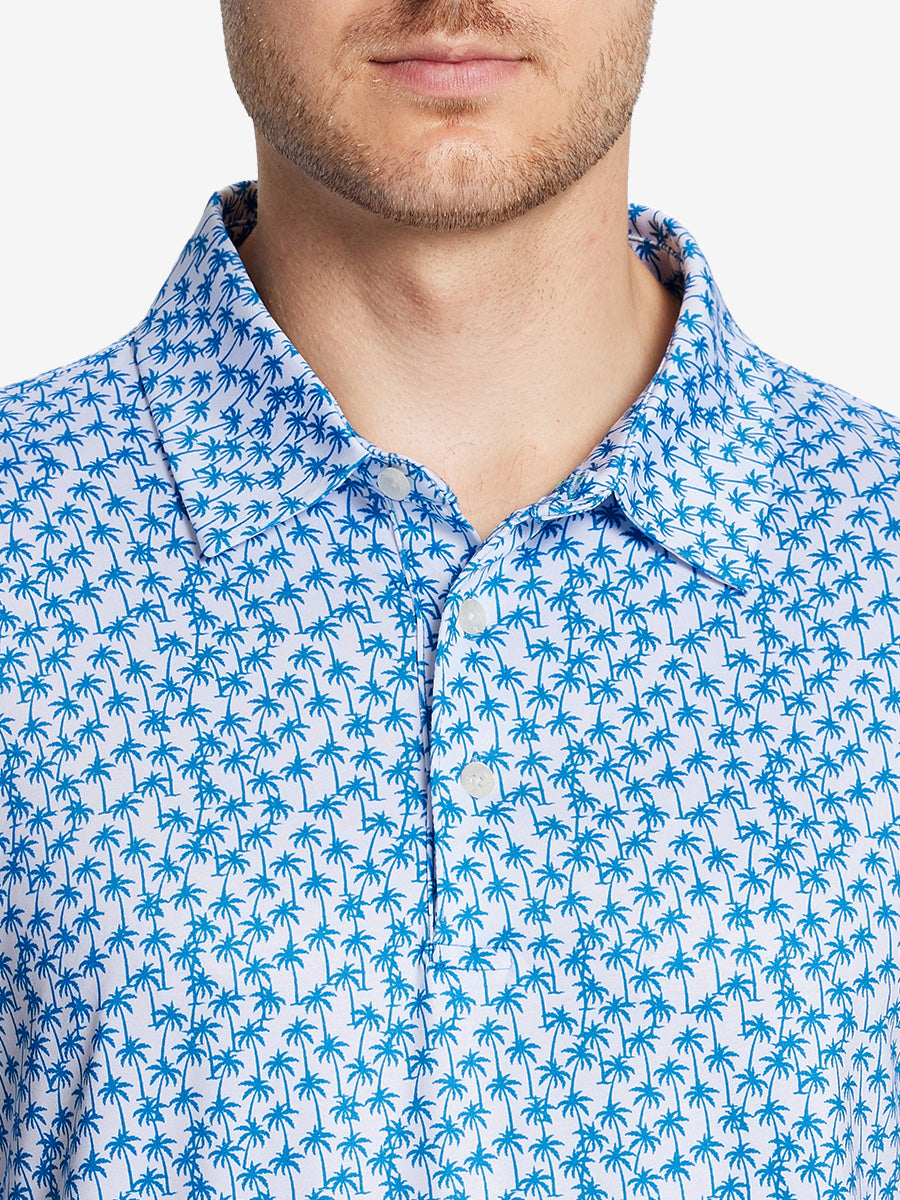 Performance Quick Dry Print Golf Polos（4）