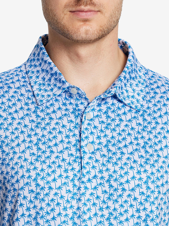 Performance Quick Dry Print Golf Polos（4）
