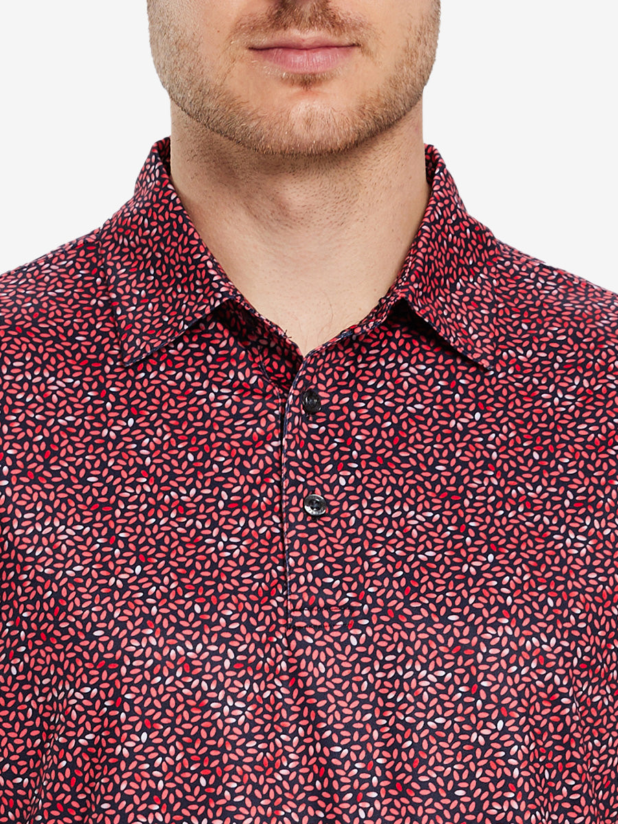 Performance Quick Dry Print Golf Polos（5）
