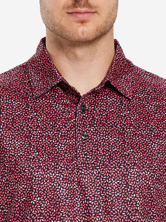 Performance Quick Dry Print Golf Polos（5）