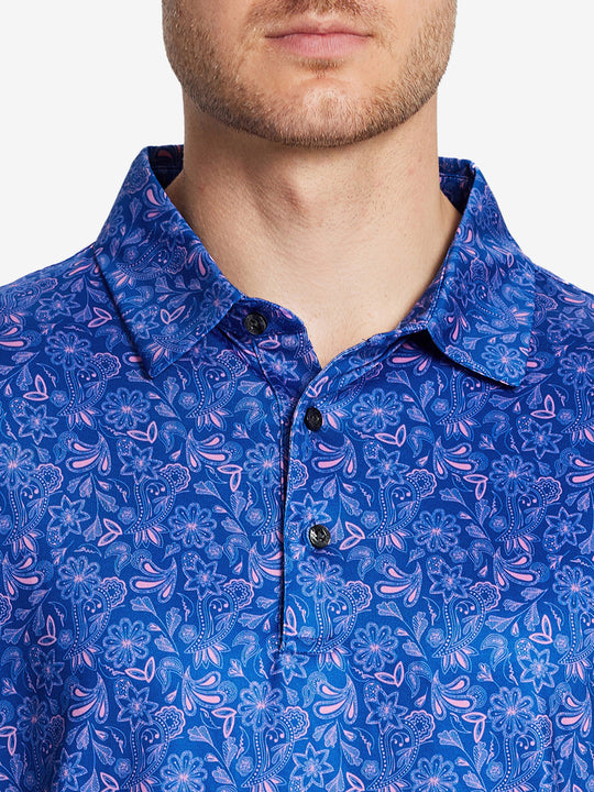 Performance Quick Dry Print Golf Polos（3）