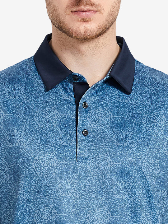 Performance Quick Dry Print Golf Polos（2）