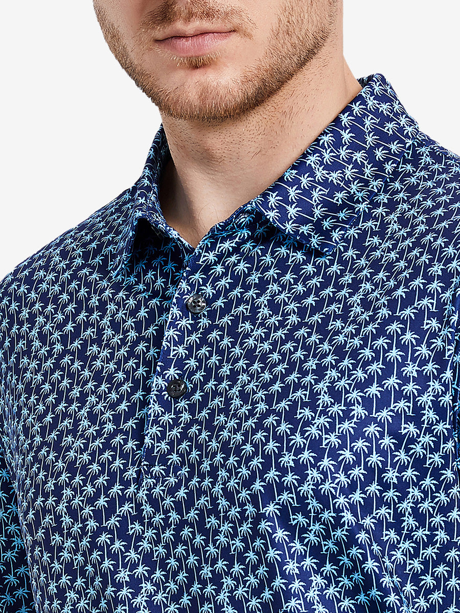 Performance Quick Dry Print Golf Polos（3）