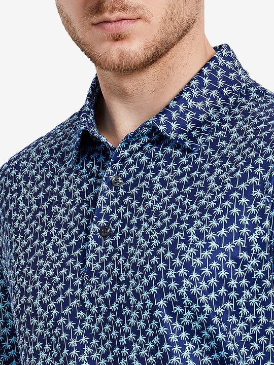 Performance Quick Dry Print Golf Polos（3）