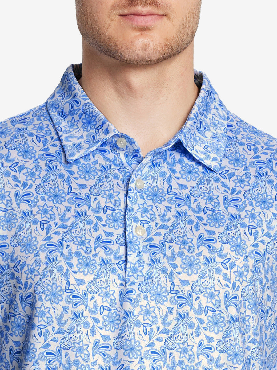 Performance Quick Dry Print Golf Polos（4）