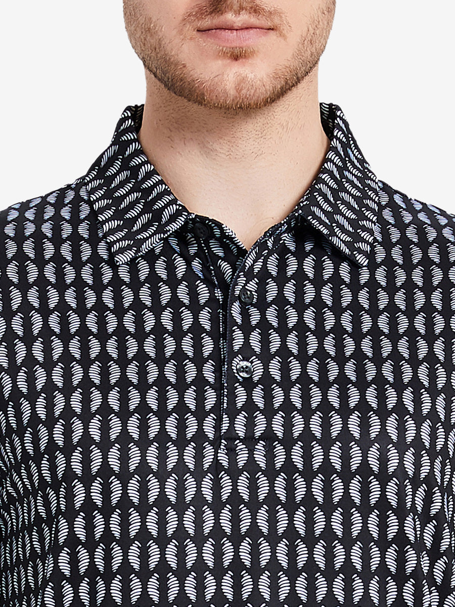 Performance Quick Dry Print Golf Polos