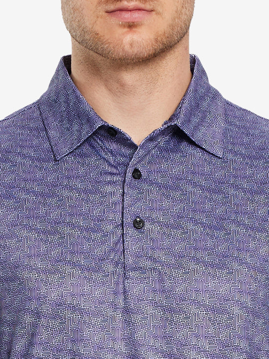 Performance Quick Dry Print Golf Polos（5）