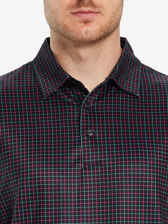 Performance Quick Dry Print Golf Polos