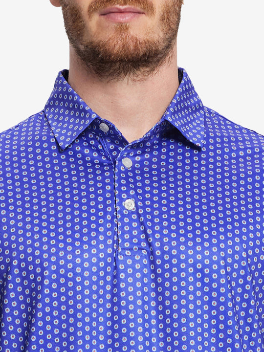 Performance Quick Dry Print Golf Polos