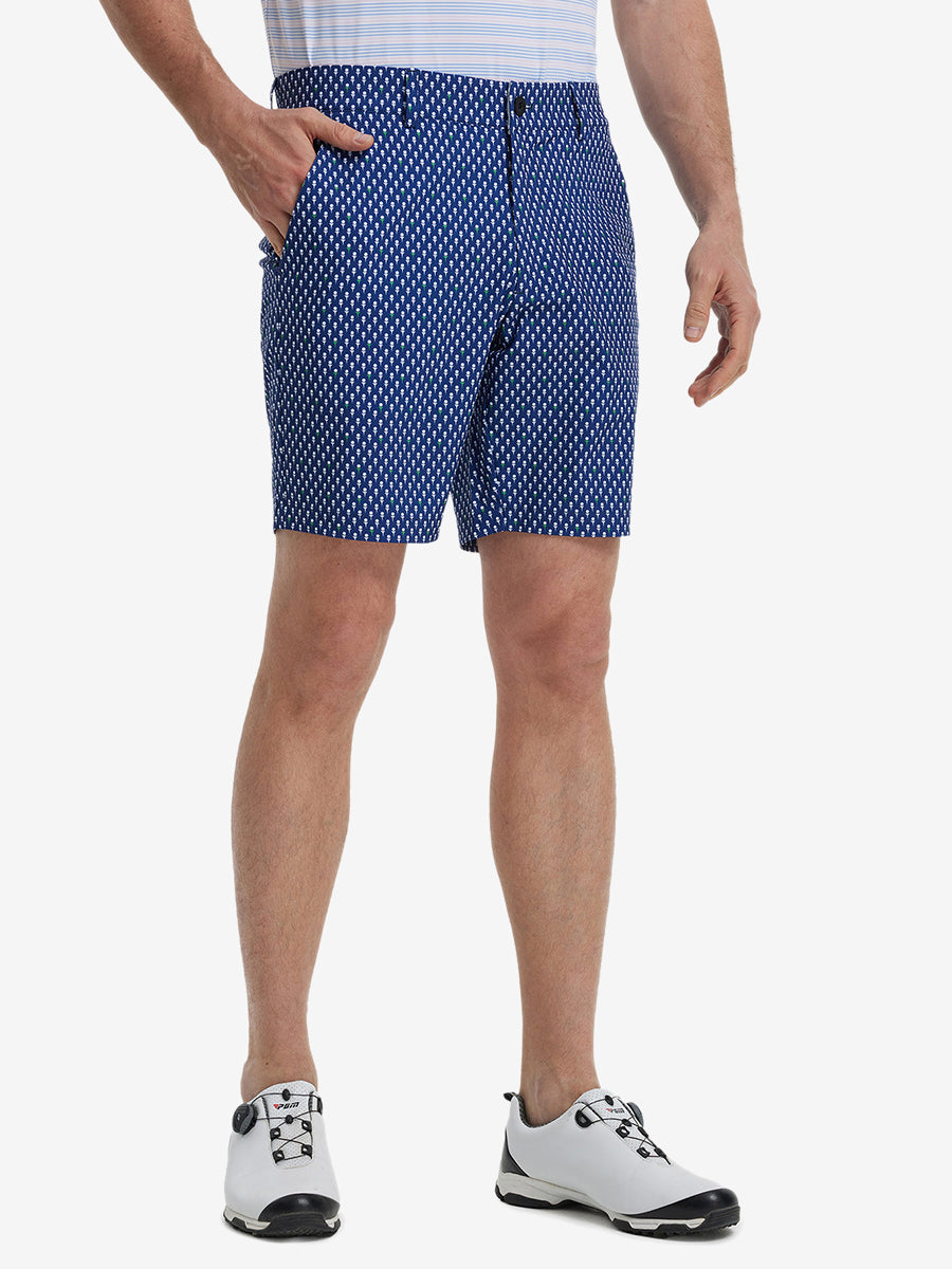 DARK BLUE WHTE GOLF BALL