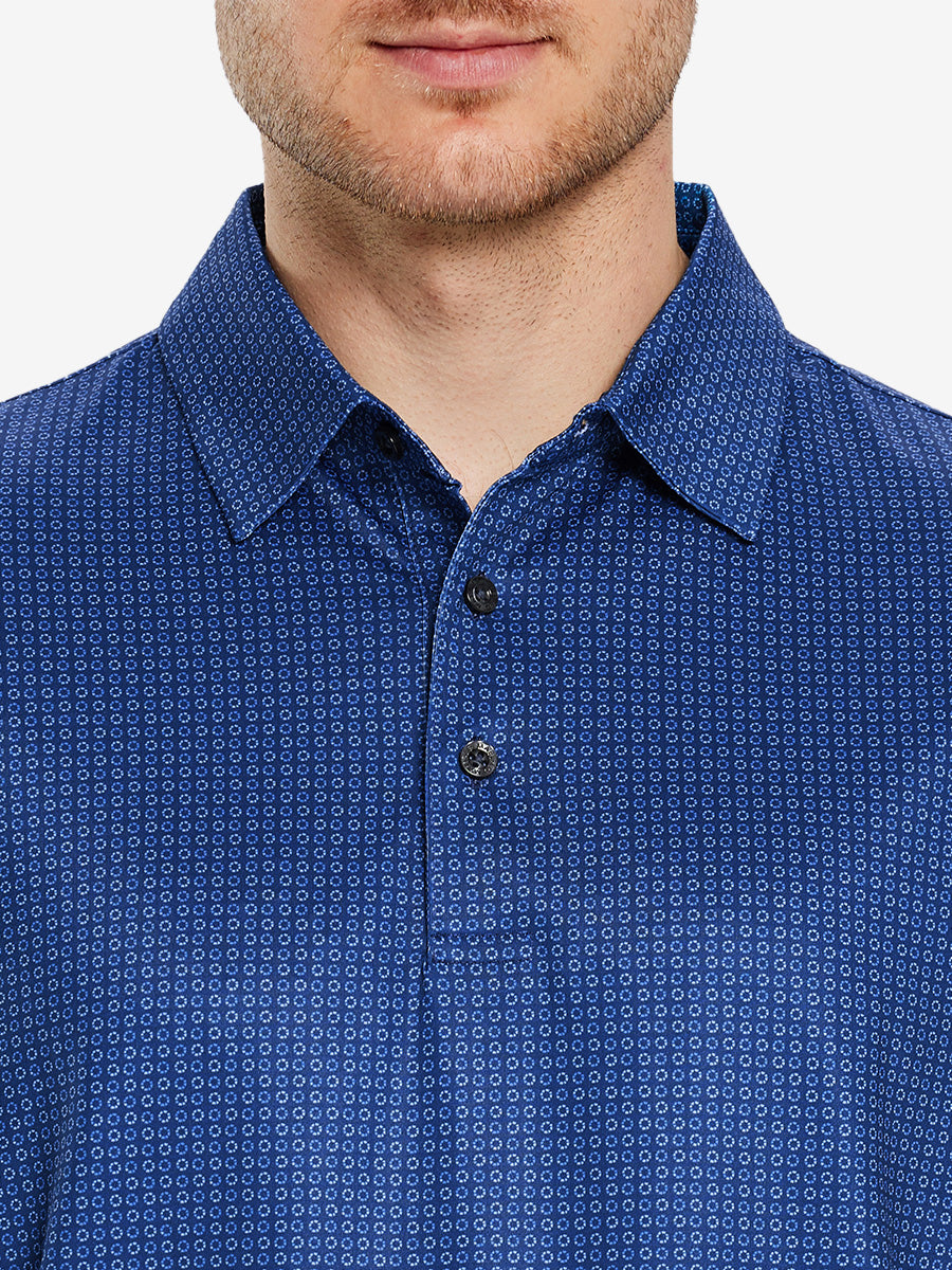 Performance Quick Dry Print Golf Polos（2）