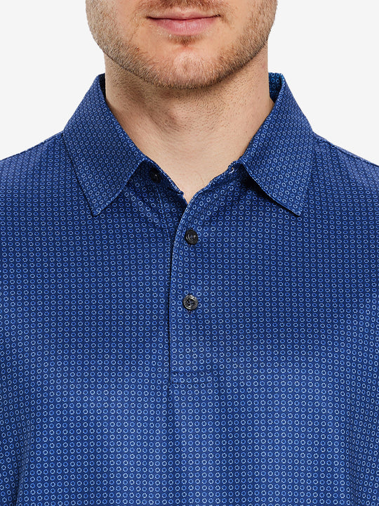 Performance Quick Dry Print Golf Polos（2）