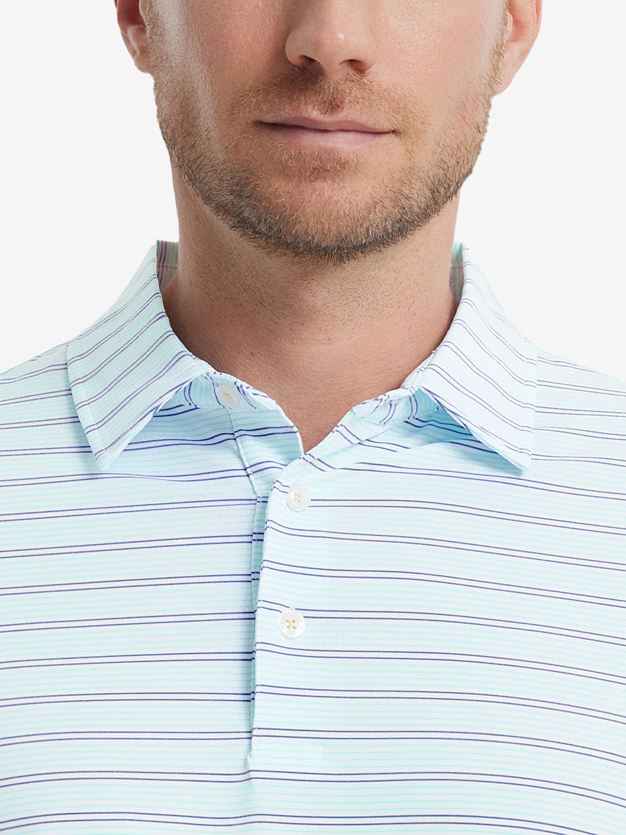 MINT GREEN COBALT STRIPE
