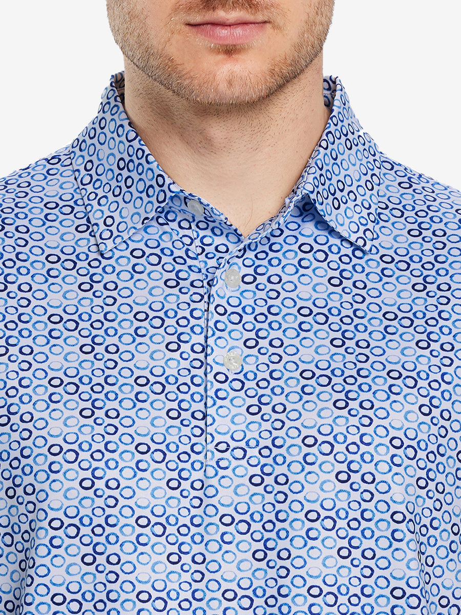 Performance Quick Dry Print Golf Polos（5）
