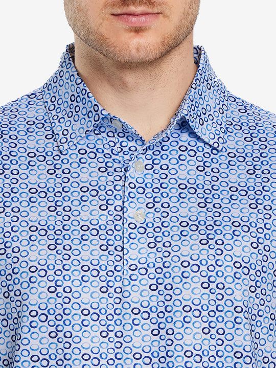Performance Quick Dry Print Golf Polos（5）