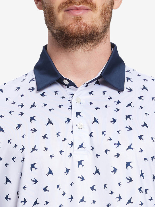 Performance Quick Dry Print Golf Polos（4）