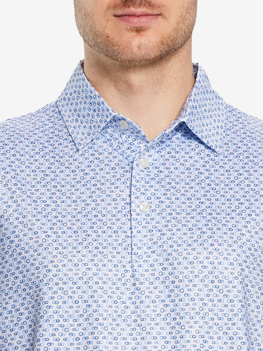 Performance Quick Dry Print Golf Polos