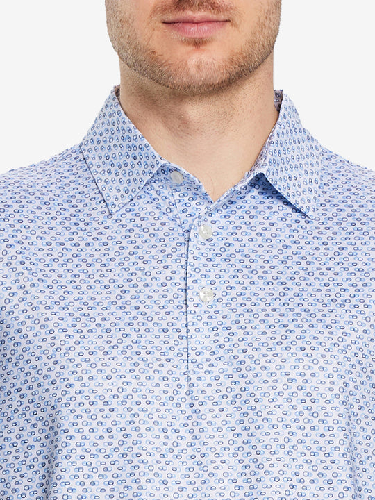 Performance Quick Dry Print Golf Polos