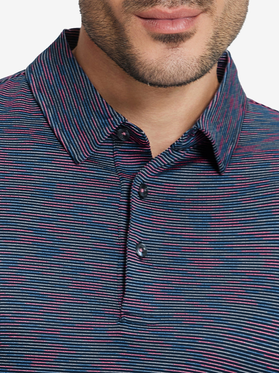 SPACE DYE STRIPE