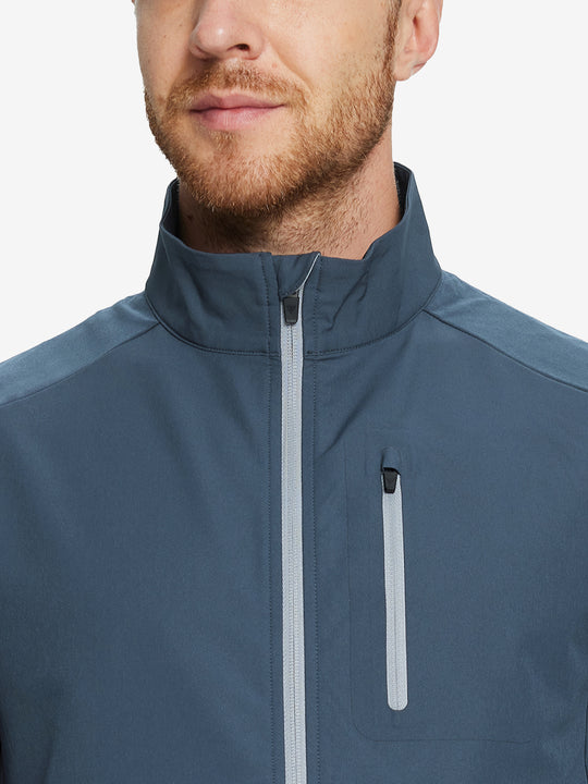Windproof Golf Vests with Zip Pockets