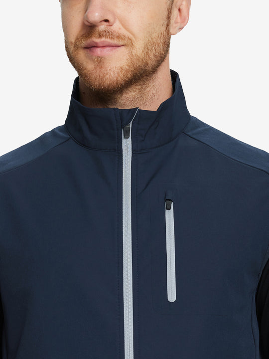 Windproof Golf Vests with Zip Pockets