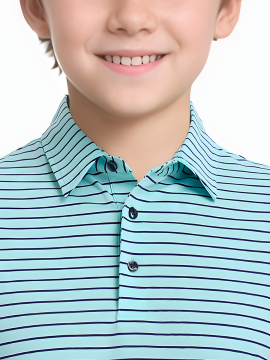 TURQUOISE/NAVY STRIPE