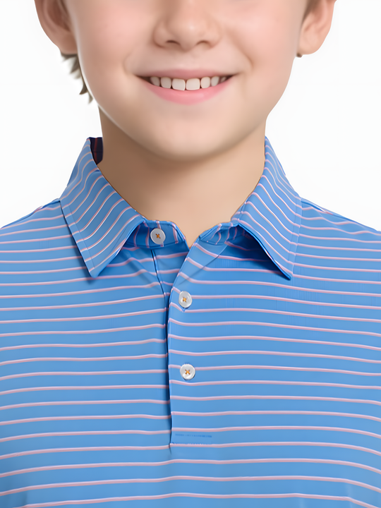 SKY BLUE/PINK STRIPE