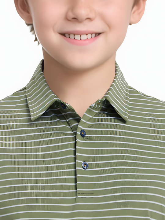 LIGHT GREEN/WHITE STRIPE