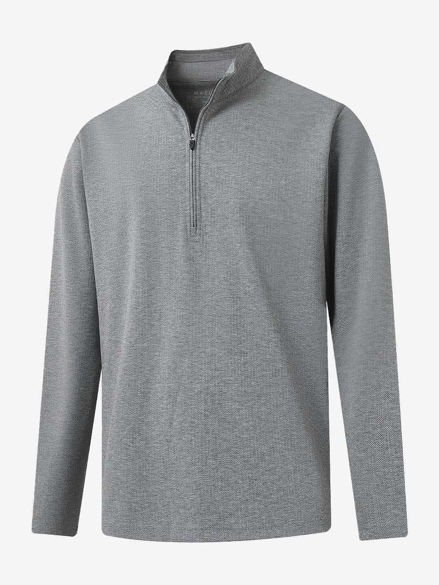 SMOKY GRAY HERRINGBONE