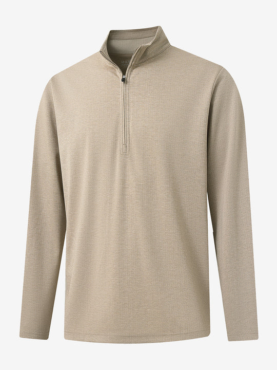 DARK KHAKI HERRINGBONE