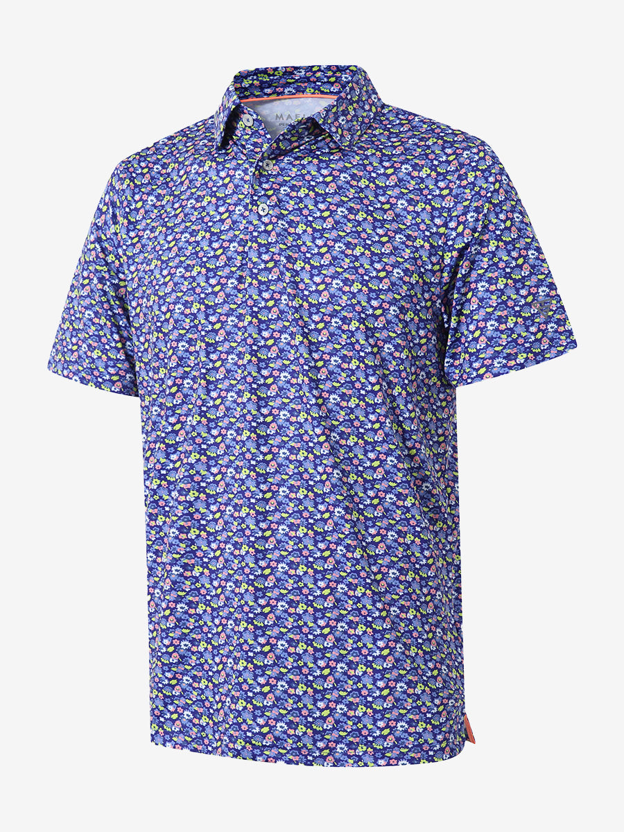 Performance Quick Dry Print Golf Polos（3）