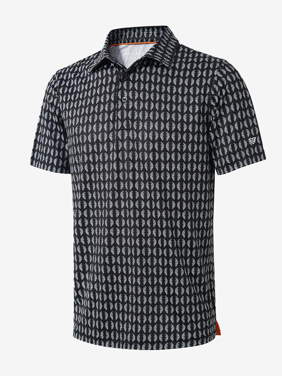 Performance Quick Dry Print Golf Polos
