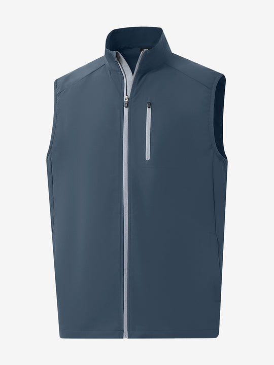 Windproof Golf Vests with Zip Pockets