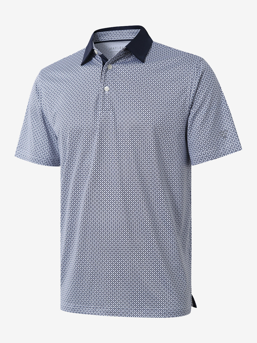 Performance Quick Dry Print Golf Polos（5）