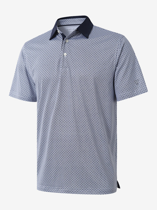 Performance Quick Dry Print Golf Polos（5）