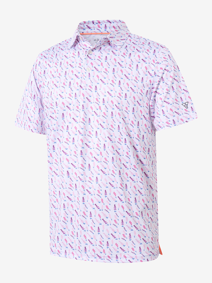 Performance Quick Dry Print Golf Polos（5）