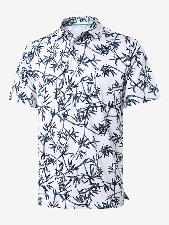 Performance Quick Dry Print Golf Polos