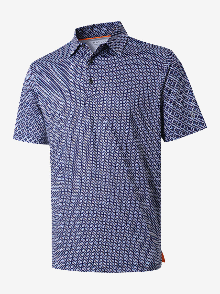 Performance Quick Dry Print Golf Polos（3）