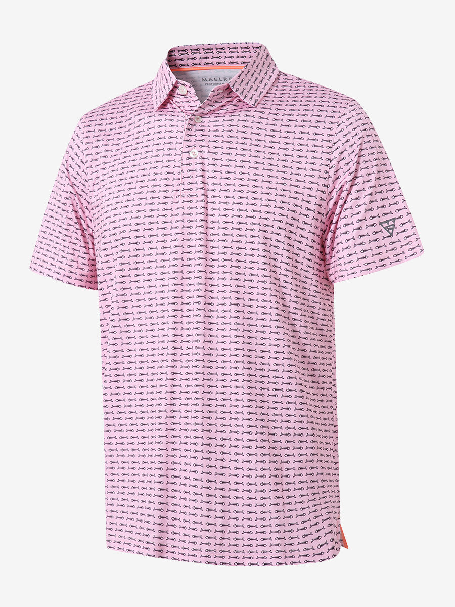 Performance Quick Dry Print Golf Polos（3）