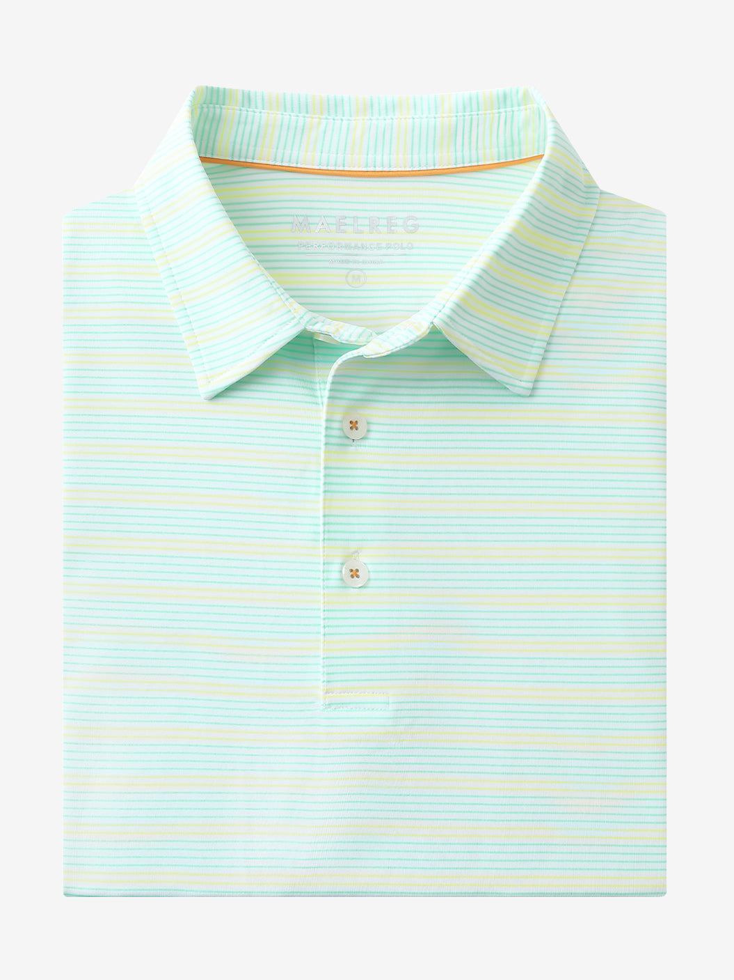 AQUA BLUE YELLOW STRIPE