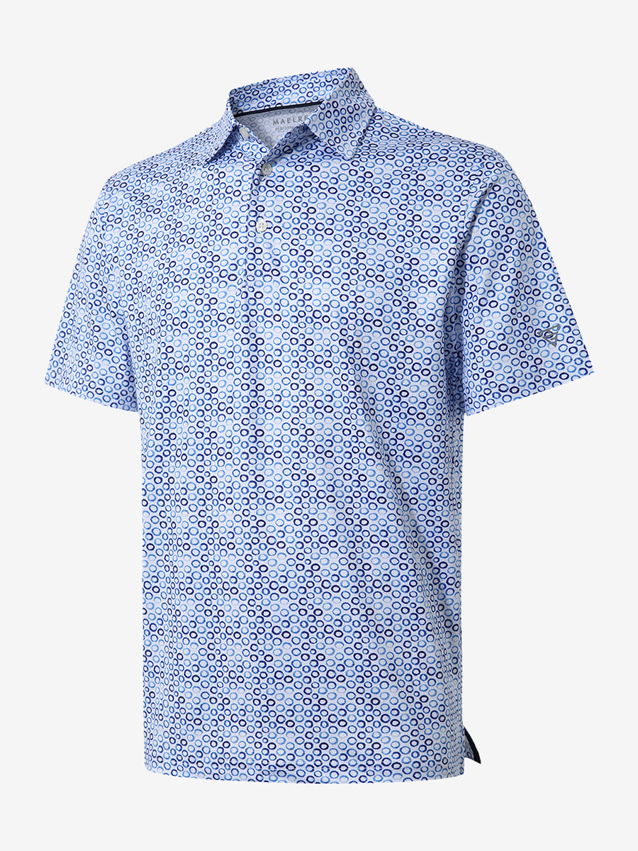 Performance Quick Dry Print Golf Polos（5）