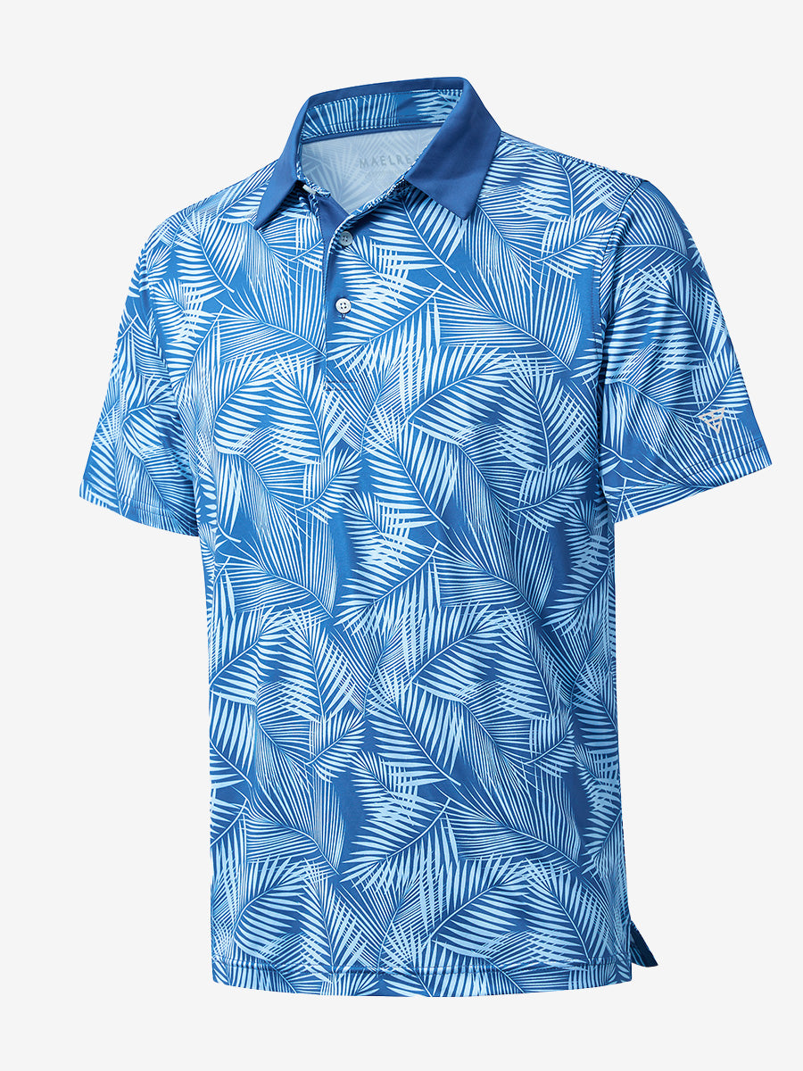 Performance Quick Dry Print Golf Polos（3）