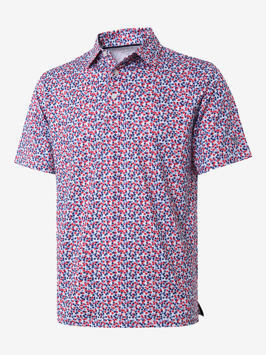 Performance Quick Dry Print Golf Polos（4）
