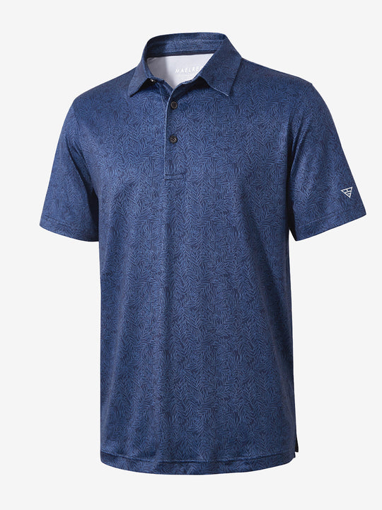 Performance Quick Dry Print Golf Polos（3）