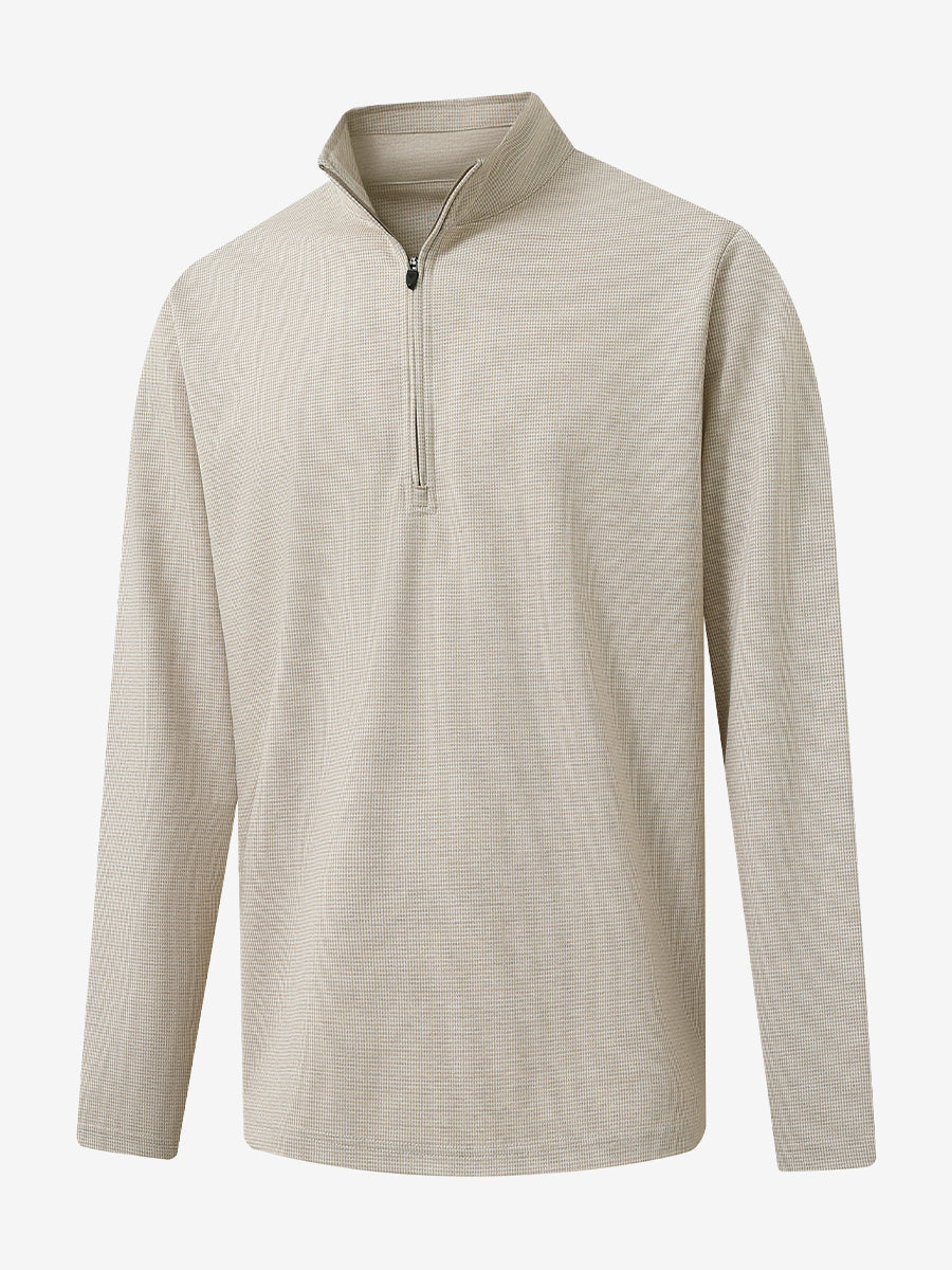 KHAKI HOUNDSTOOTH