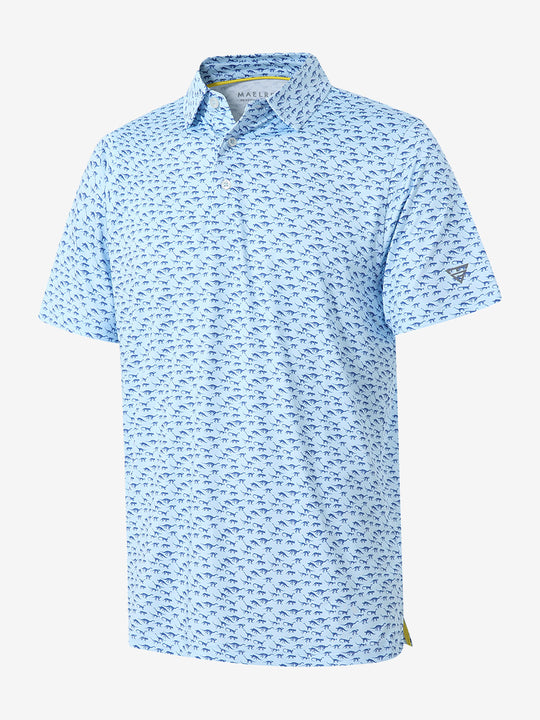 Performance Quick Dry Print Golf Polos