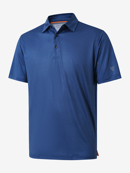Performance Quick Dry Print Golf Polos