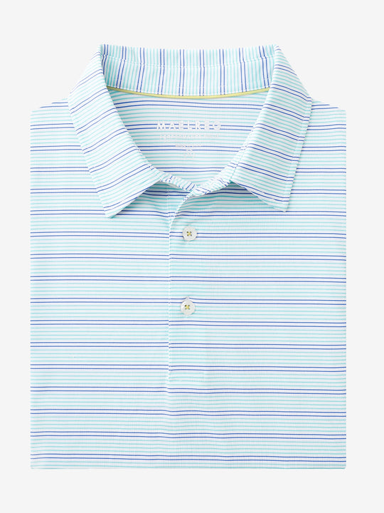 MINT GREEN COBALT STRIPE